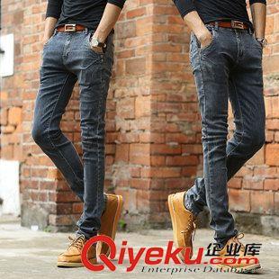 2015春夏新款弹力韩版修身显瘦黑色小脚牛仔裤 厂家直销的品质之选